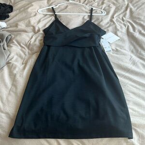 Beyond Yoga black spandex mini dress